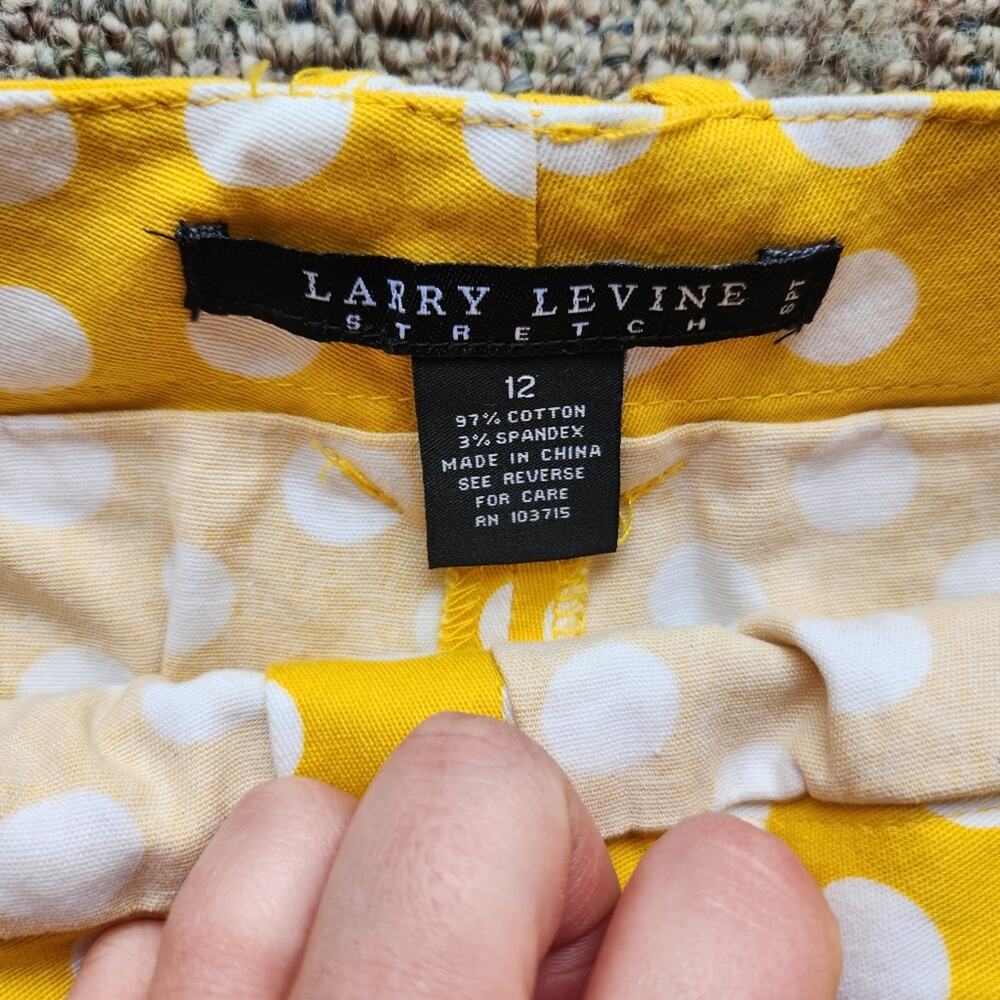 Larry Levine Stretch Retro polka dot skort 12 - Picture 2 of 6